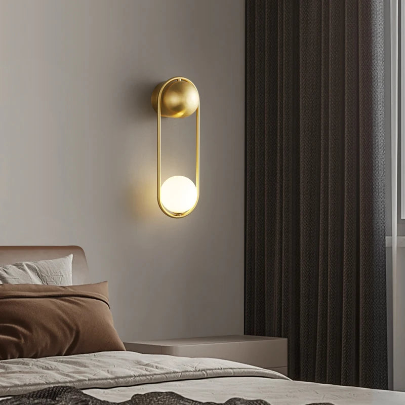Minimalistische U-Form Wandlampe