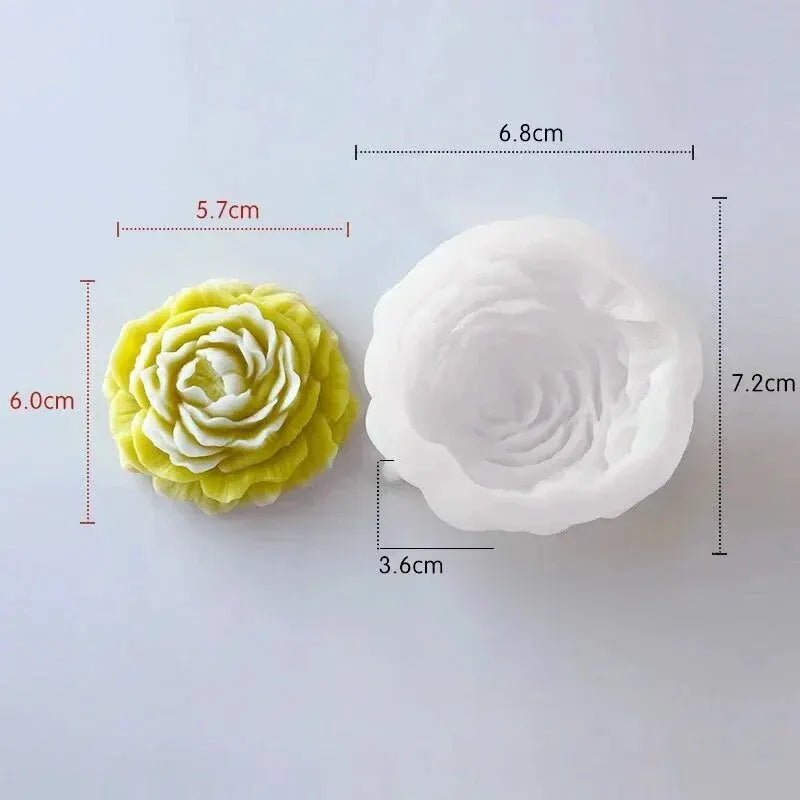 3D Rosenkerze