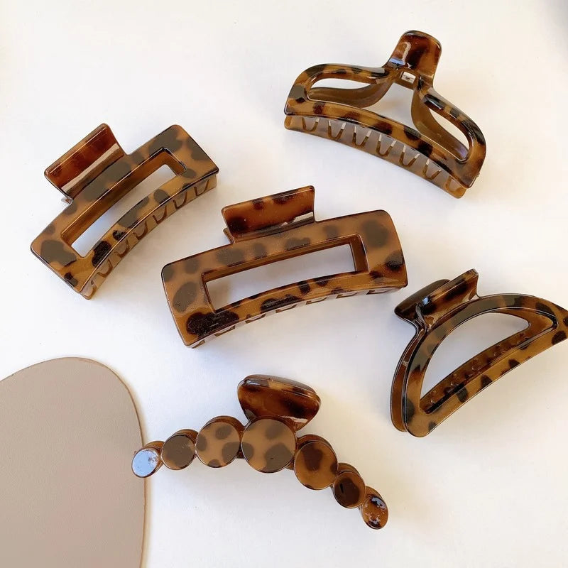 Animal Print Hair Claw