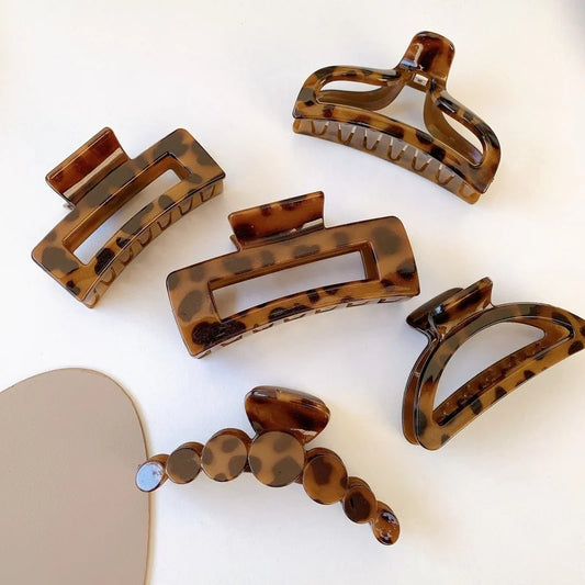 Animal Print Hair Claw