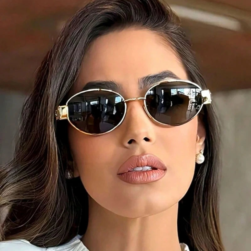 Fashion Oval Sunglasses Women