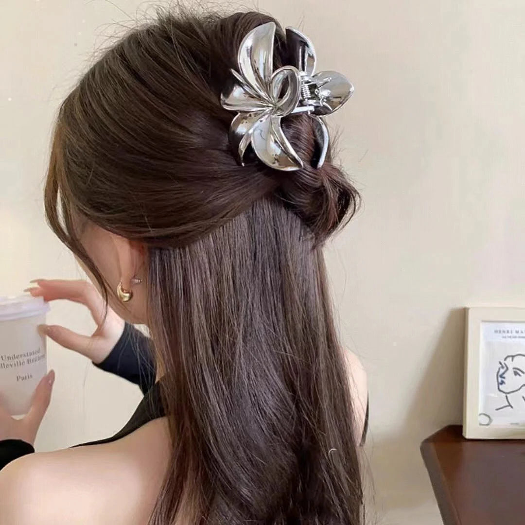 Flower Hair Claw Clip
