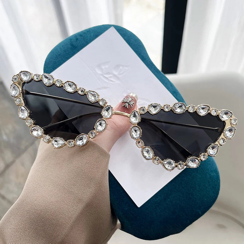 Frauen Sonnenbrille mit Steinchen