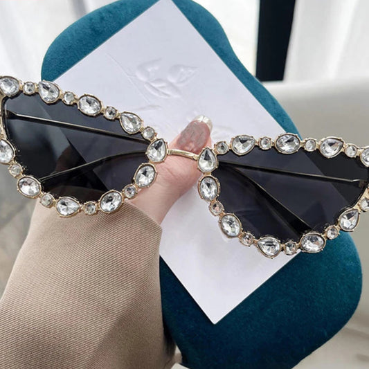 Woman Sunglasses Cat-Eye Rhinestone