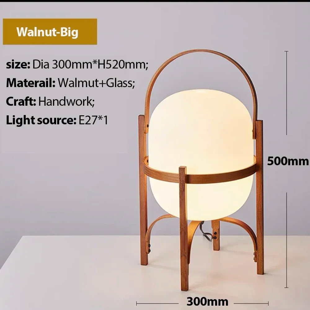 Holz LED Tisch Lampe