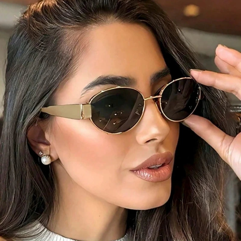 Fashion Oval Sunglasses Women