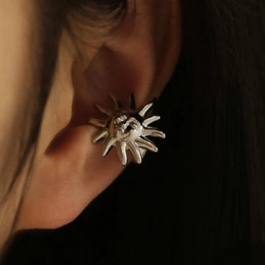 Metal Earcuff Clip Earrings