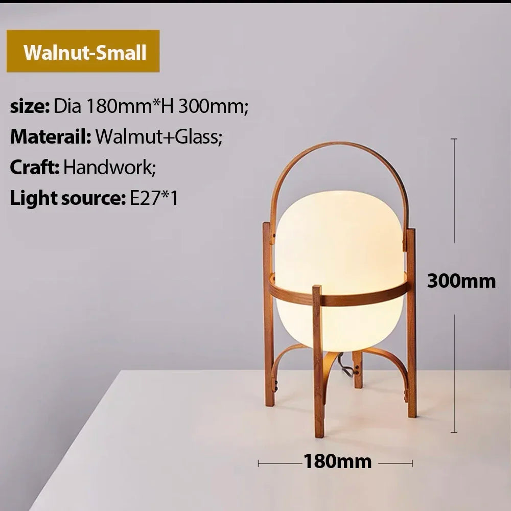 Holz LED Tisch Lampe