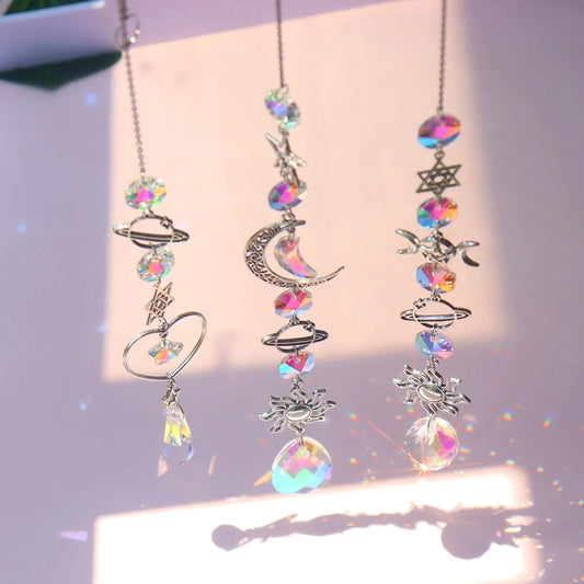 Crystal Wind Moon Sun Catcher