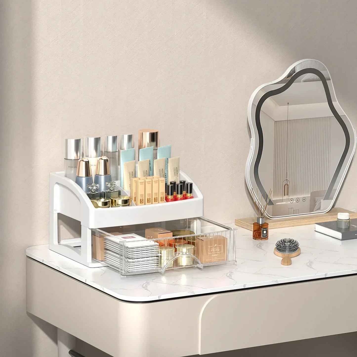 Make-up-Organizer Transparenter Behälter
